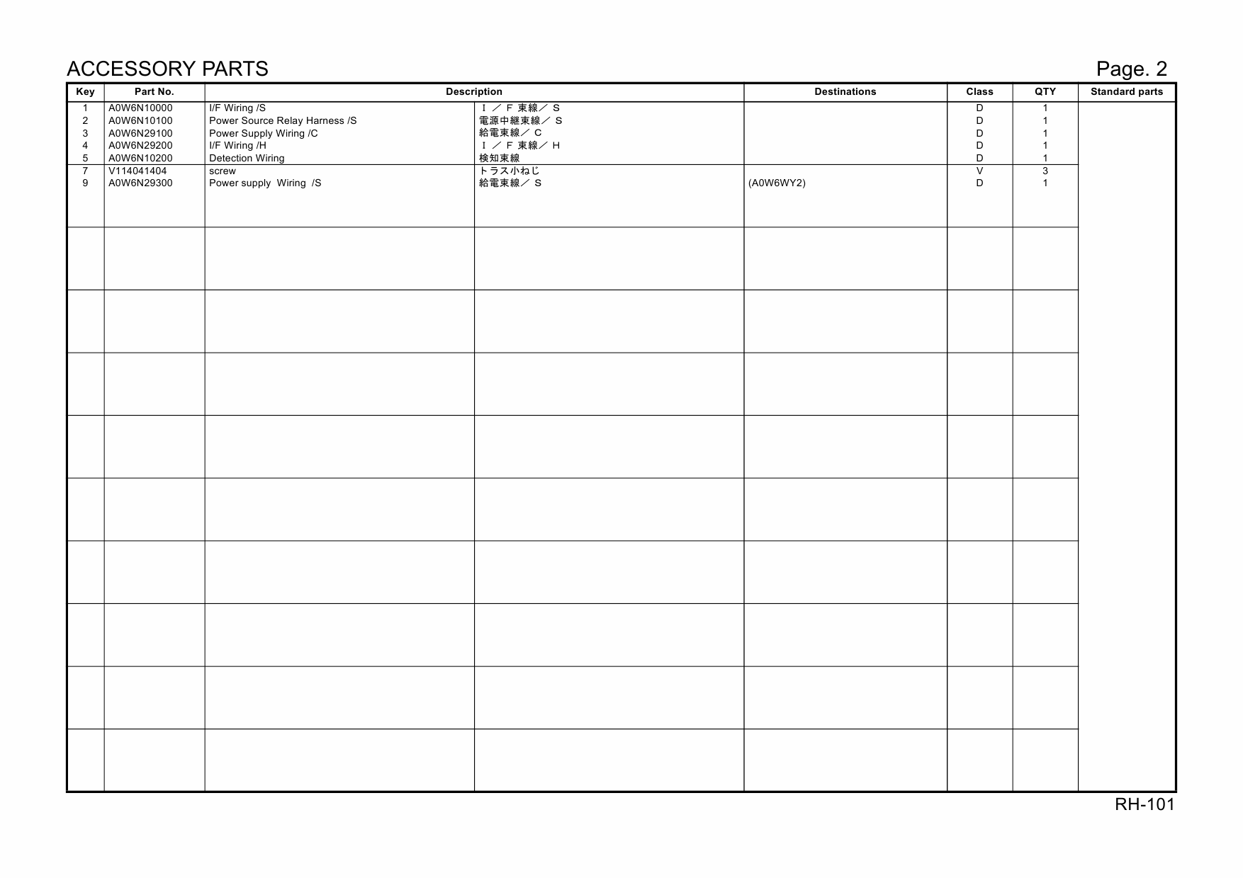 Konica-Minolta Options RH-101 A0W6 Parts Manual-6